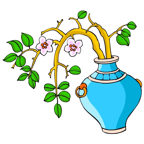 花卉古典插畫