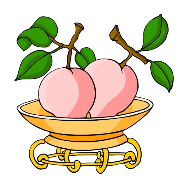 花卉古典插畫