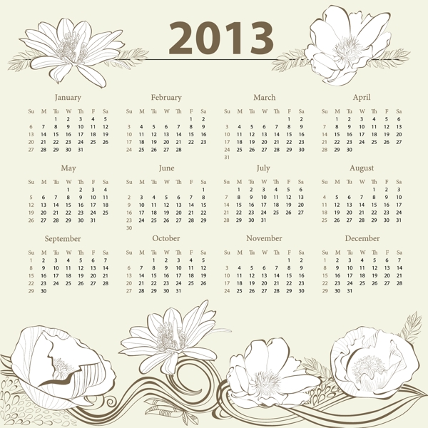 天使2013日歷