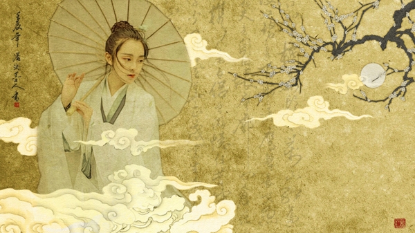 復(fù)古工筆畫