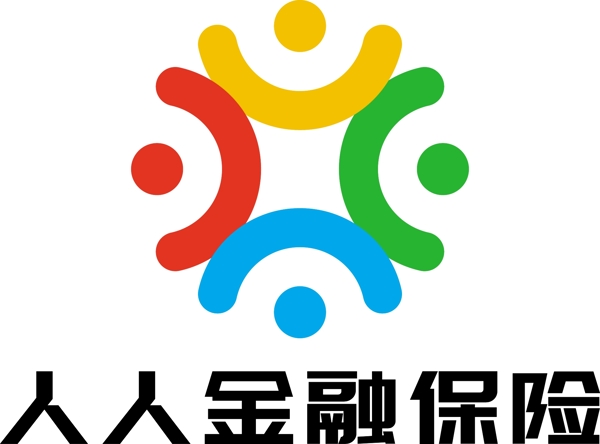 人人金融保險(xiǎn)LOGO設(shè)計(jì)