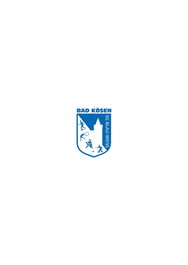 BlauWeissBadKoesenlogo設(shè)計欣賞BlauWeissBadKoesen運動LOGO下載標志設(shè)計欣賞