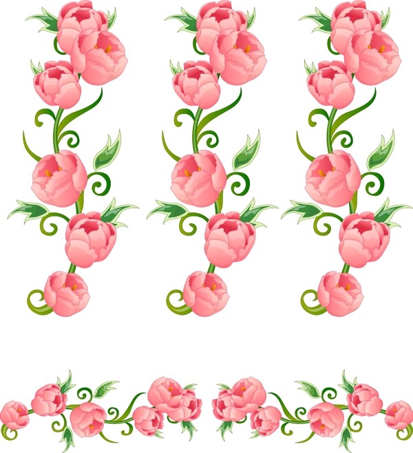 花邊矢量素材06