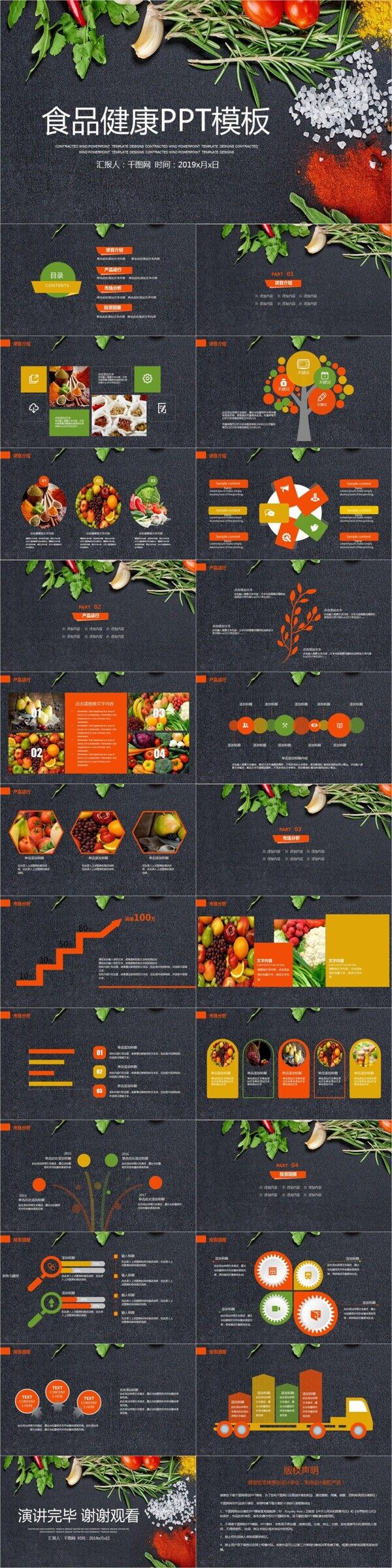 绿色生态农产品绿色食品与健康ppt模板
