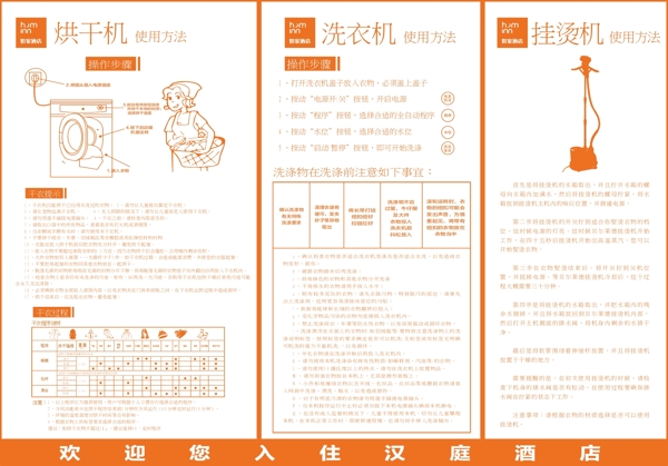 洗衣機使用說明