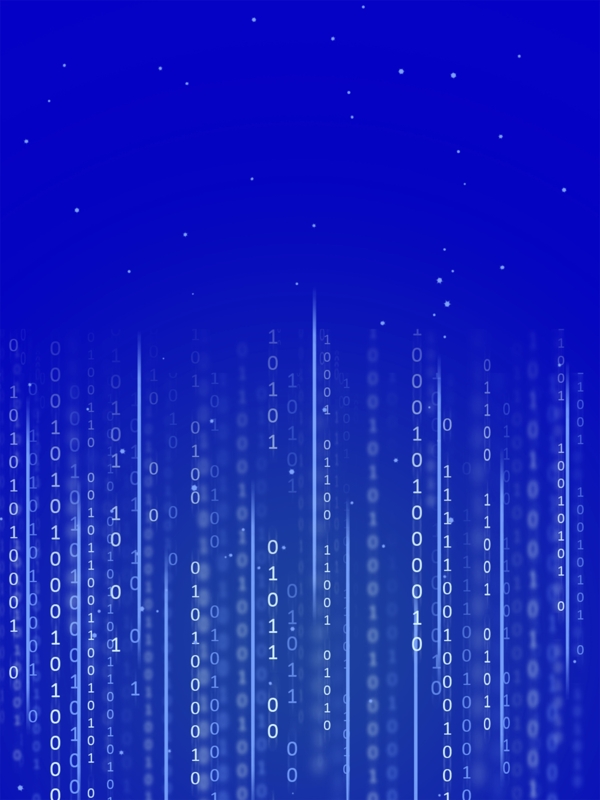 蓝色粒子大数据科技背景图片