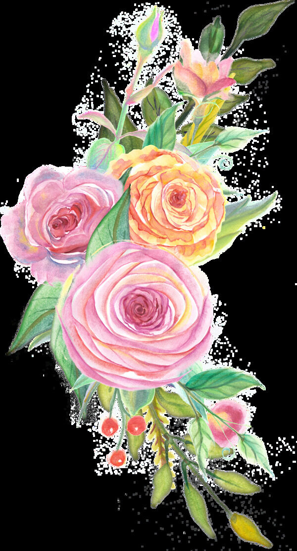 赤焰花邊透明裝飾素材