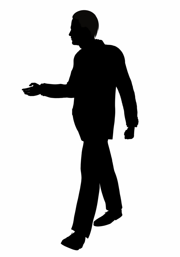 一個(gè)男人的身影