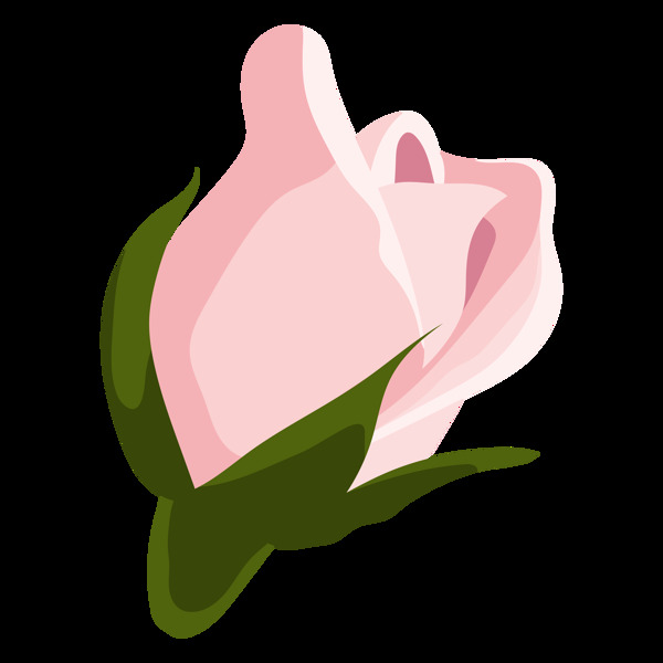卡通玫瑰花