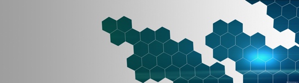 藍(lán)色幾何方塊banner背景素材