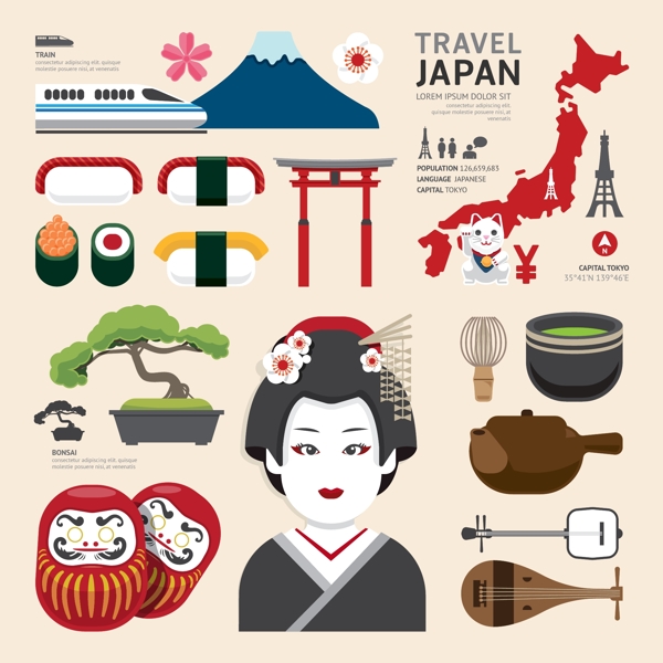 日本文化元素图片