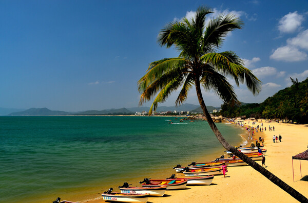 海南三亚海岸风景图片