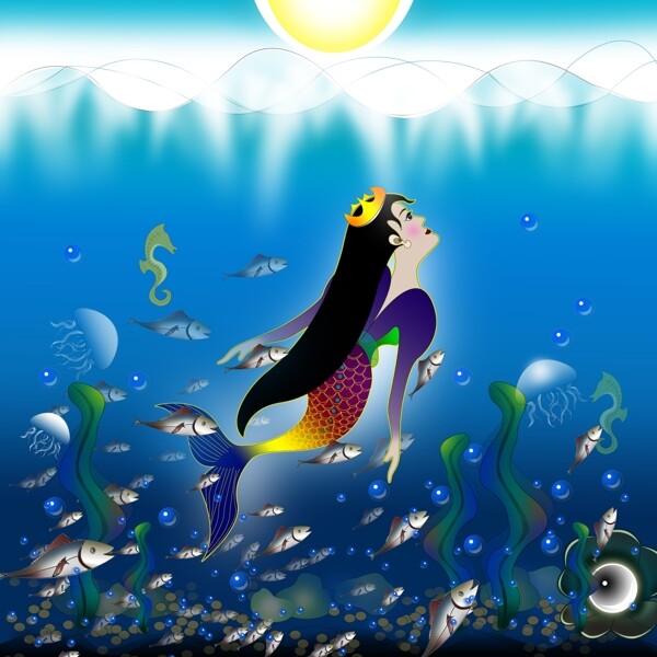 海底世界美人魚(yú)來(lái)啦