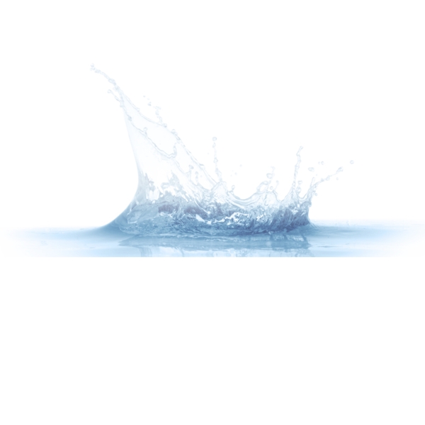 清涼夏日水花