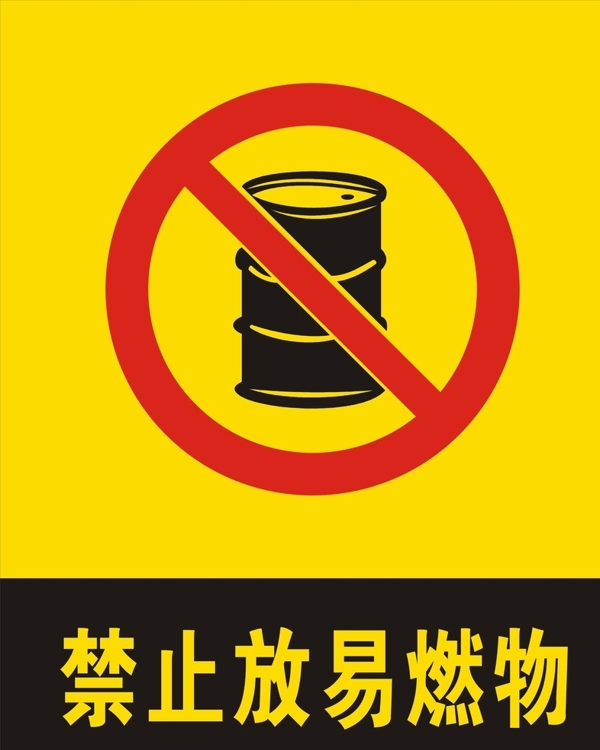 禁止放易燃物圖片