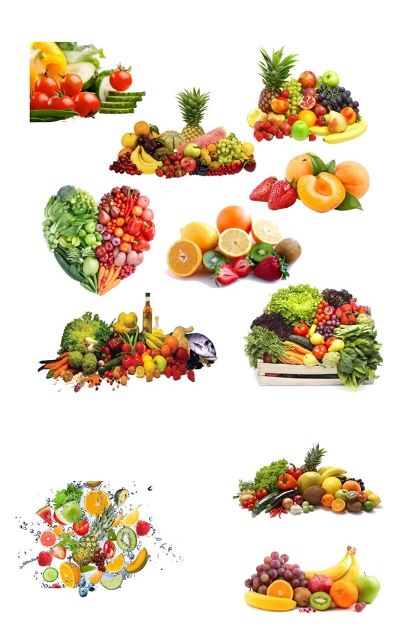 免抠蔬菜水果png素材