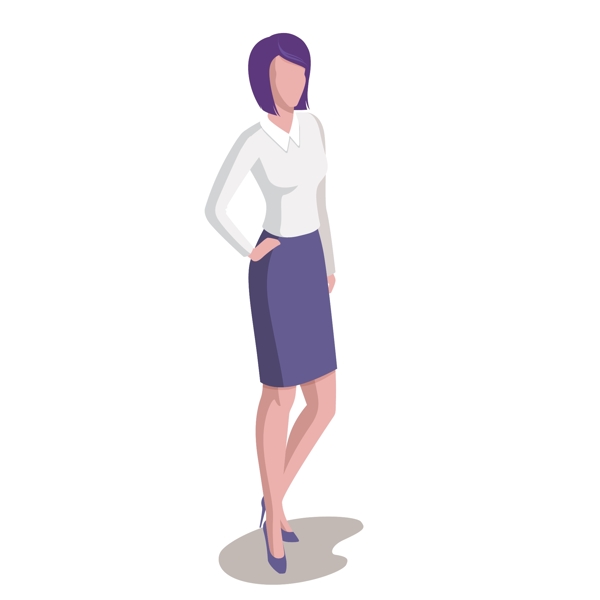 矢量人物女子設(shè)計(jì)