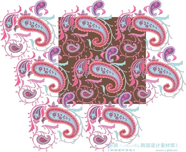 歐洲花紋
