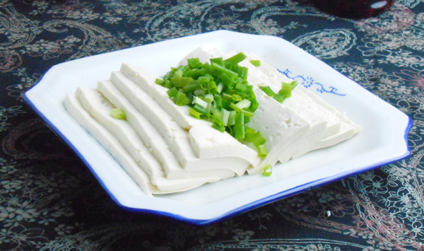 小蔥拌豆腐圖片