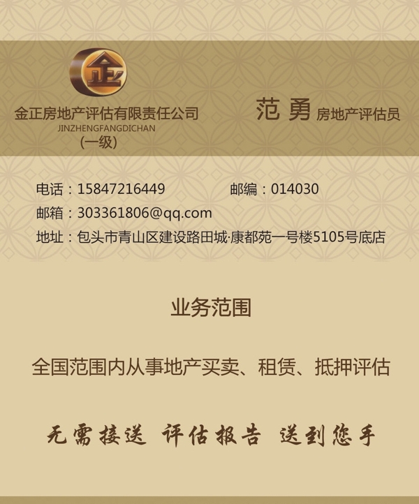 地產(chǎn)名片圖片
