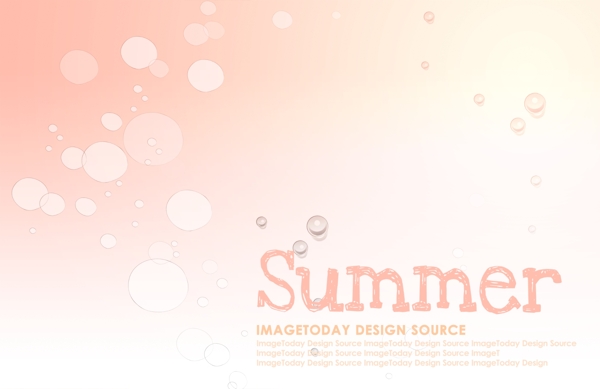 韓國(guó)風(fēng)格的夏季背景PSD分層2