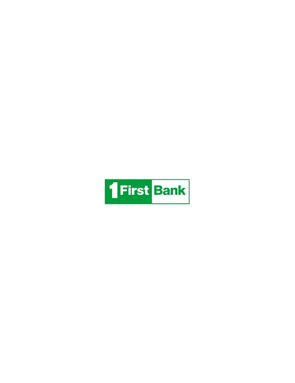 FirstBank1logo设计欣赏FirstBank1金融机构LOGO下载标志设计欣赏