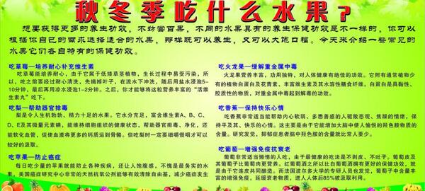 水果展板圖片