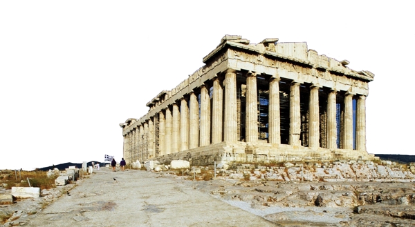 高清PSD免抠罗马建筑素材