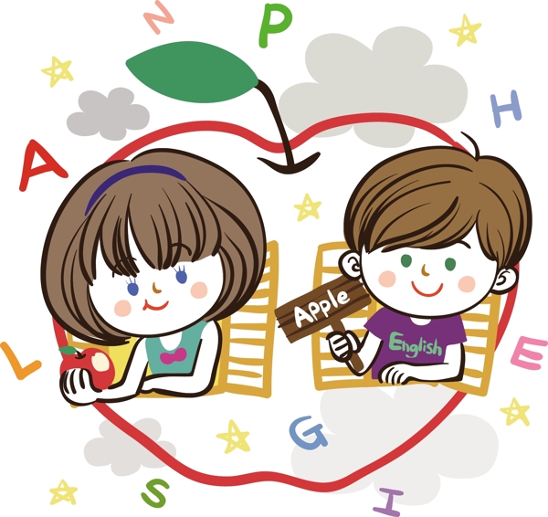 最新韓國矢量卡通素材385