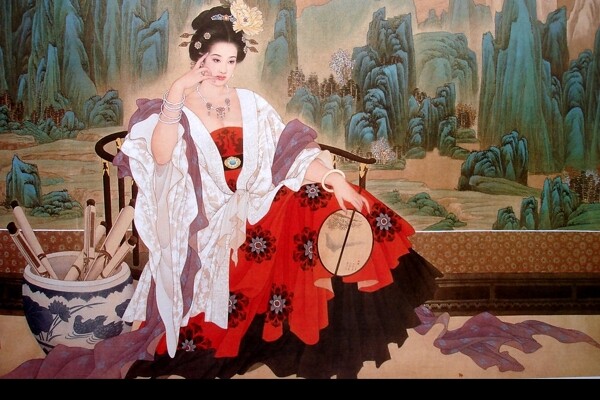 仕女圖片