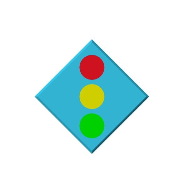 红绿灯路标图标小元素矢量素材免费下载