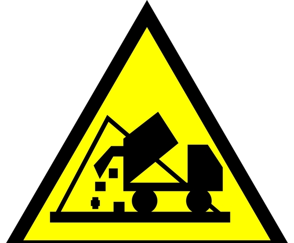 警告标志一般固体废物三角形图片