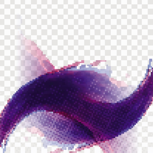 抽象的波浪形水彩顏料