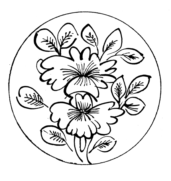 花鳥圖案元明時代圖案中國傳統(tǒng)圖案040