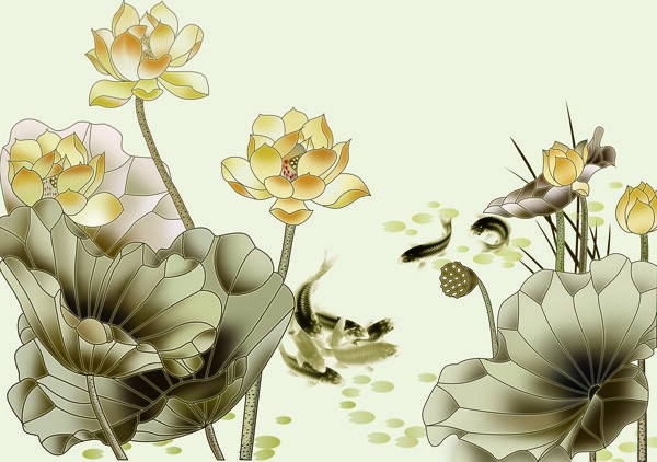 梅花室內(nèi)瓷磚背景墻