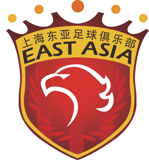 上海東亞隊徽矢量圖圖片