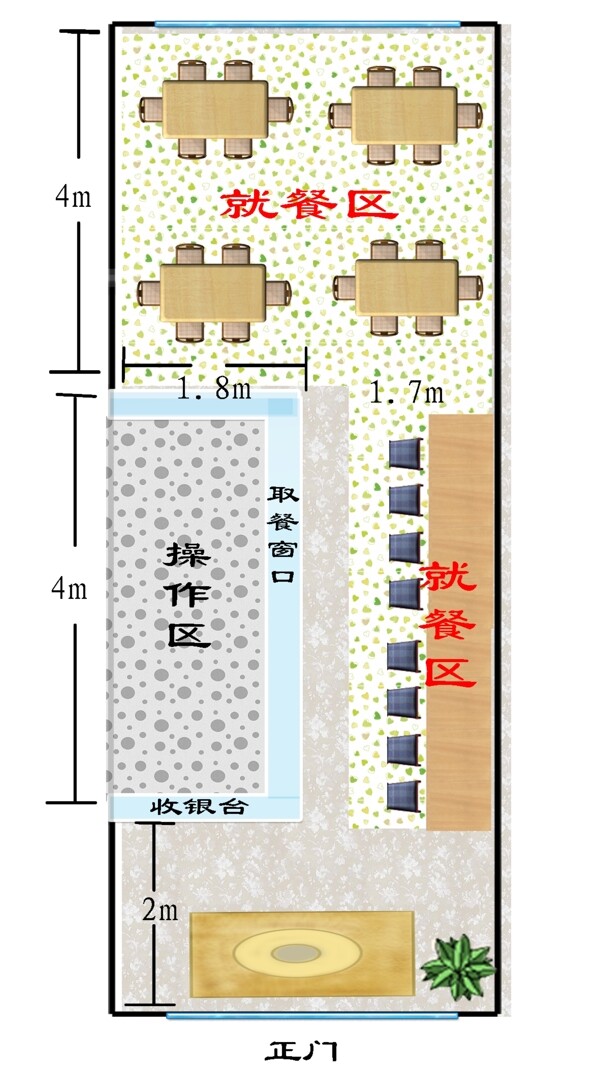 店面裝修平面圖
