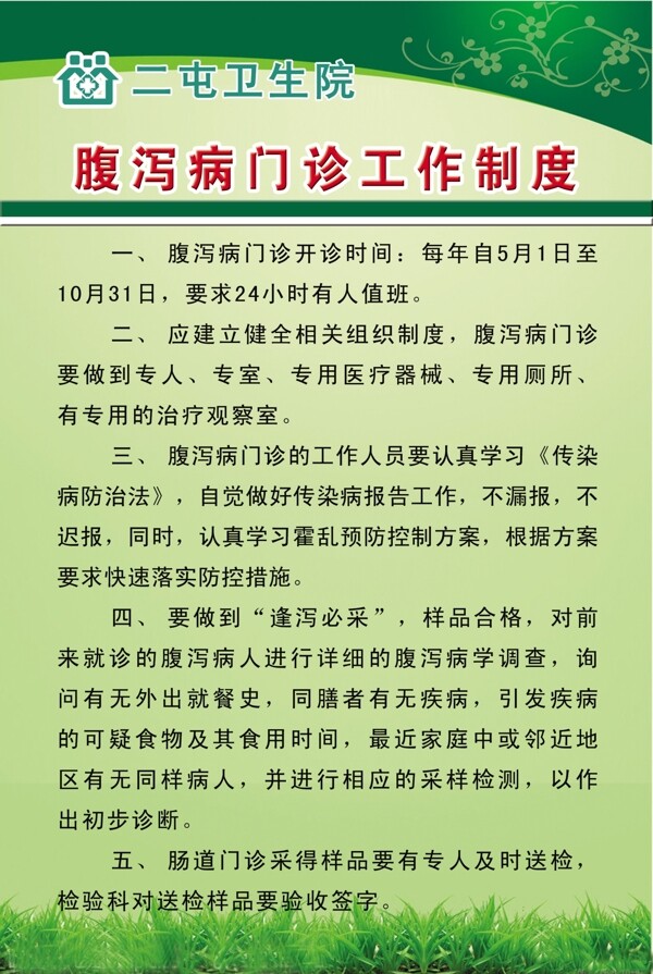 醫(yī)院制度展板圖片