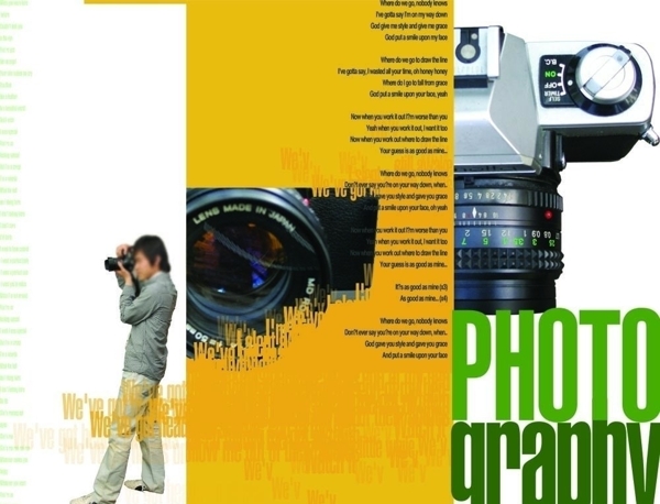 摄影师和单反相机图片