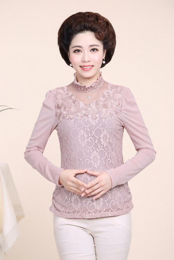 女裝媽媽裝淘寶女裝婦女裝圖片
