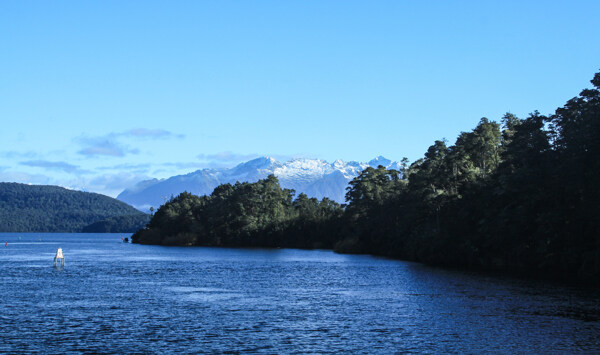 新西兰南岛神奇峡湾自然风光