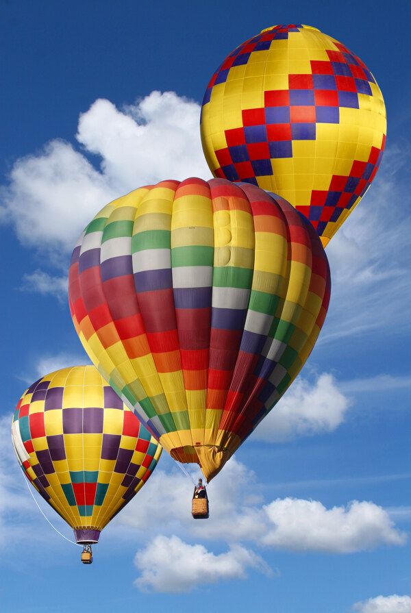 彩色热气球摄影图片