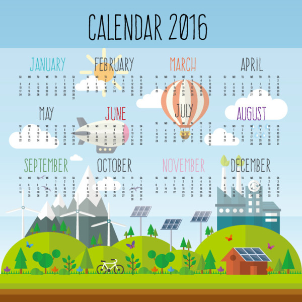 2016年環(huán)保年歷