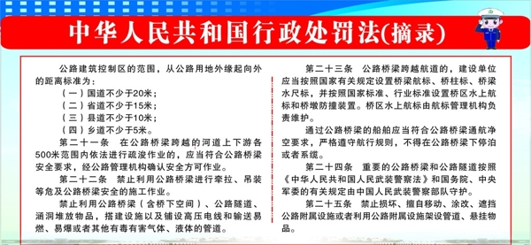 路政宣传栏