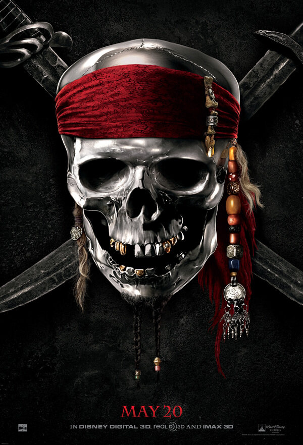 加勒比海盗4海报图片