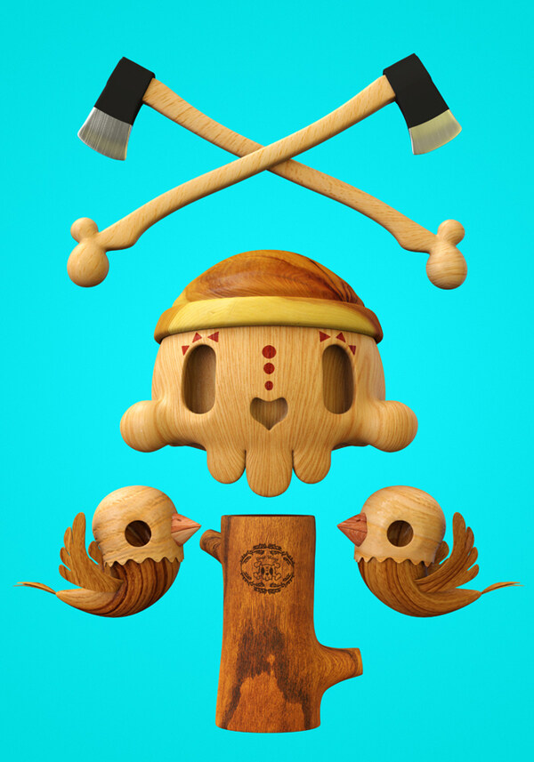 位圖插畫師TeodoruBadiu3D插畫免費(fèi)素材