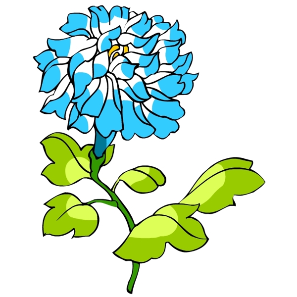 花卉古典插畫