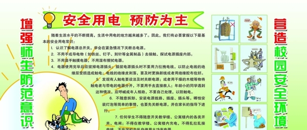 安全用電預防為主圖片