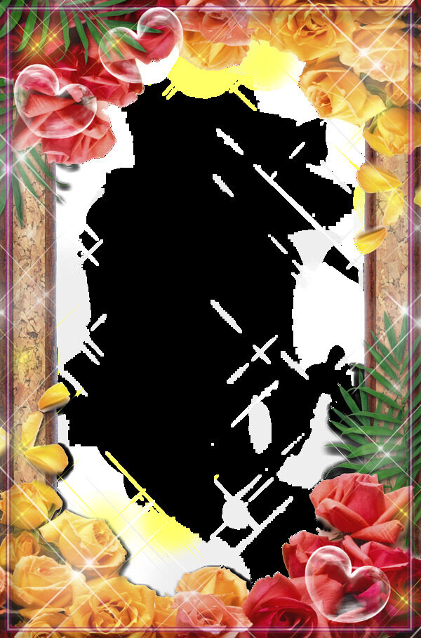 花樣相框圖片