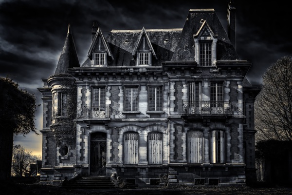 恐怖城堡建筑图片素材梦幻